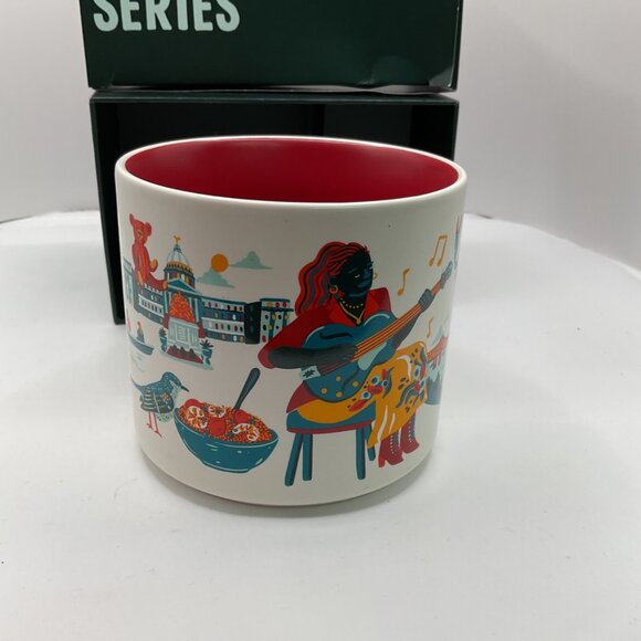 Starbucks Discovery Series Mississippi 14 Fl Oz Mug With Illustrations - Picture 2 of 6